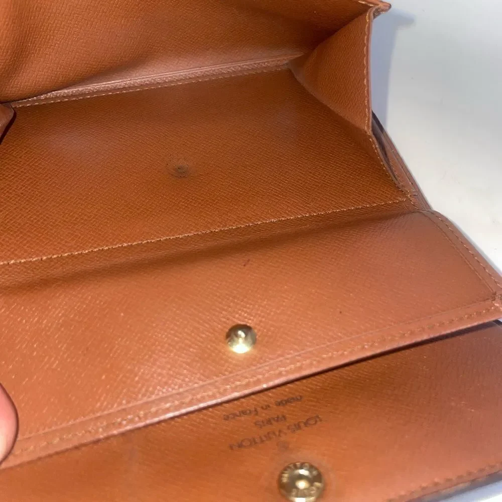 Authentic Louis Vuitton Monogram Tresor Etui Trifold Wallet